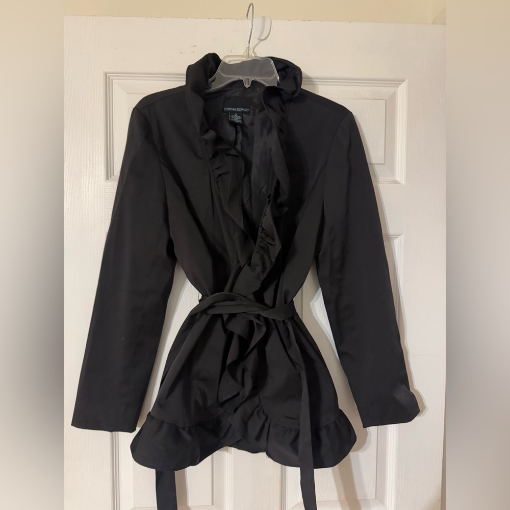 Cynthia Rowley belted Jacket- size medium - Picture 1 of 9